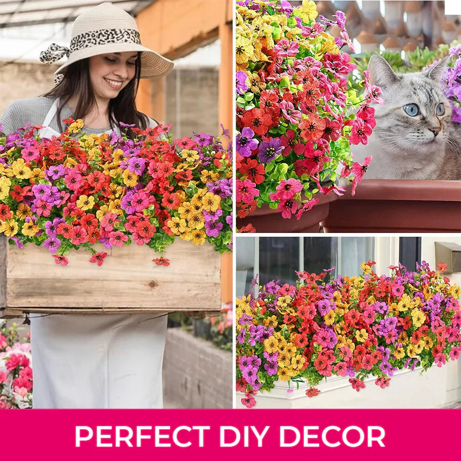 🎉 Last Day Sale 50% OFF🎉Realistic UV-Resistant Outdoor Flowers – Zero Maintenance