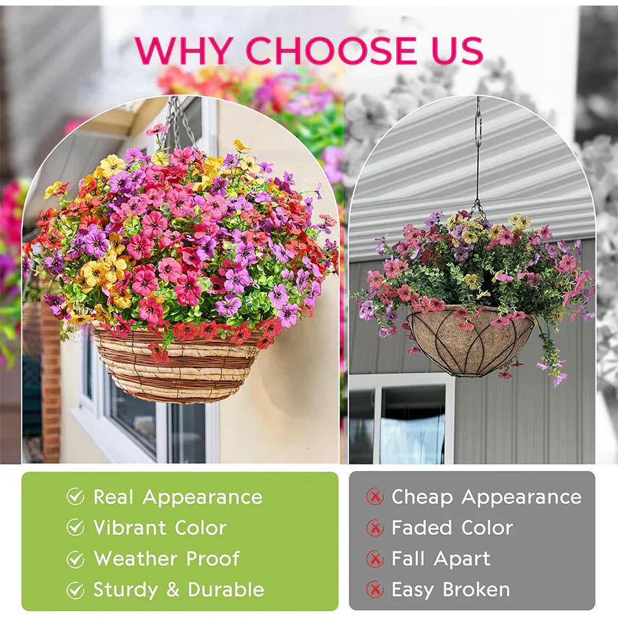 🎉 Last Day Sale 50% OFF🎉Realistic UV-Resistant Outdoor Flowers – Zero Maintenance