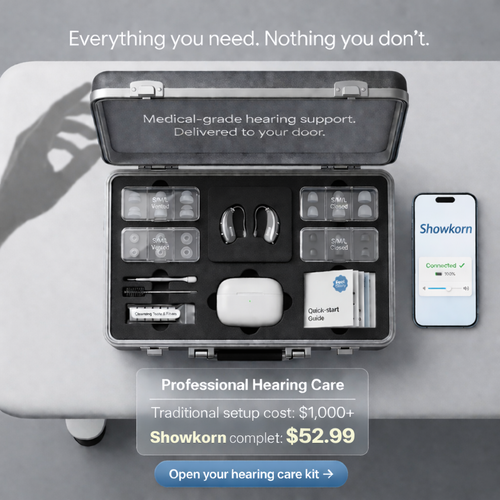 🔥 Showkorn® Smart Bluetooth Hearing Aids — Hear Clearly Before Price Goes Up