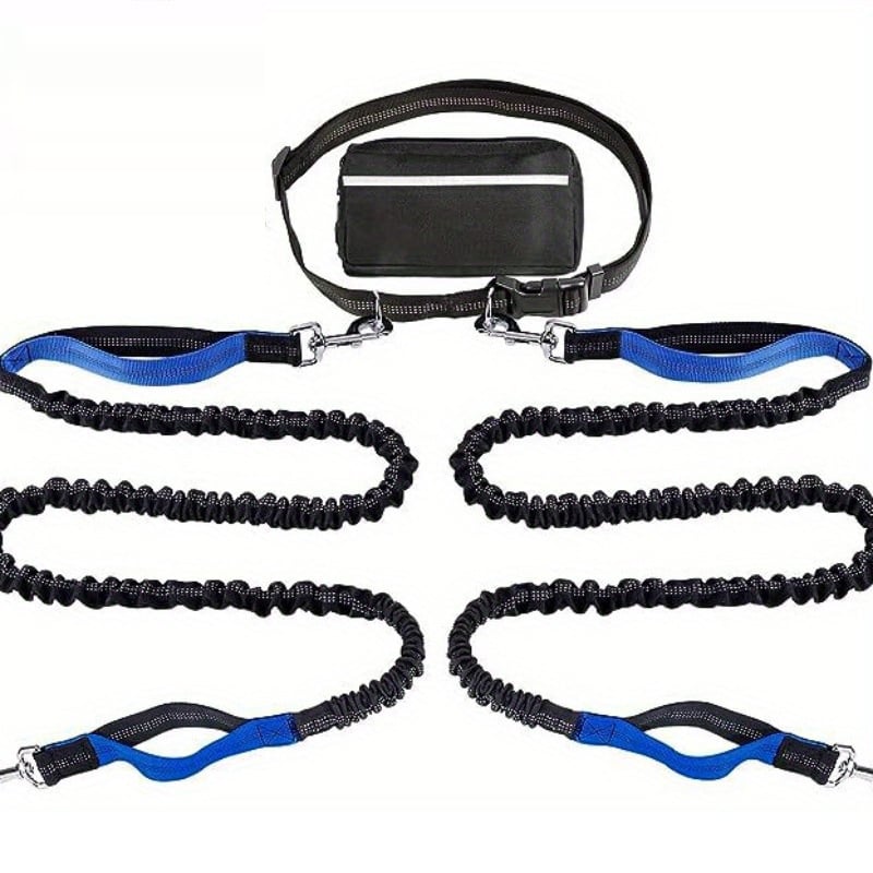 🔥Hands Free Dog Leash with Zipper Pouch